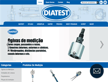 Tablet Screenshot of diatest.com.br